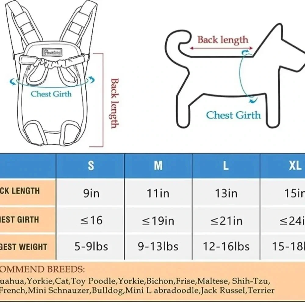 NWOT Pet‎ Carrier Front Face Dog Carrier Size L